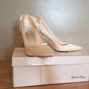 Wedding Heals with Bow Detail